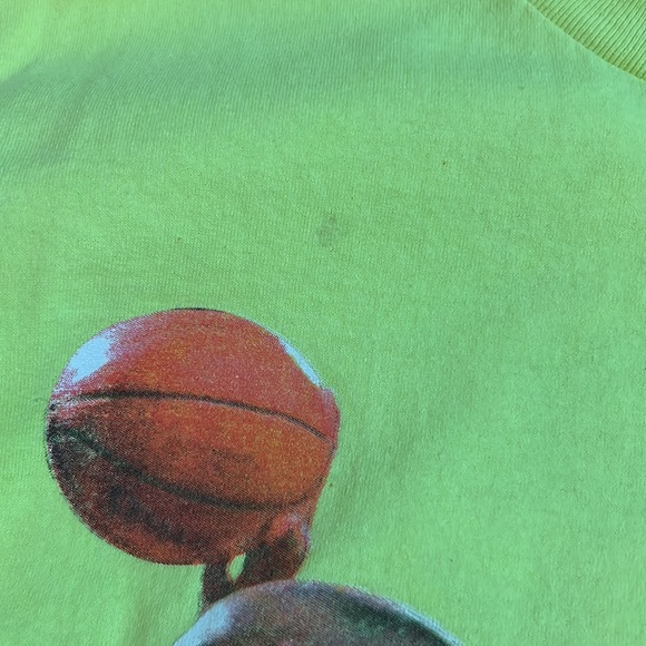 GxFR WWVD Michael Jordan Dennis Rodman neon y shirt - Picture 4 of 5